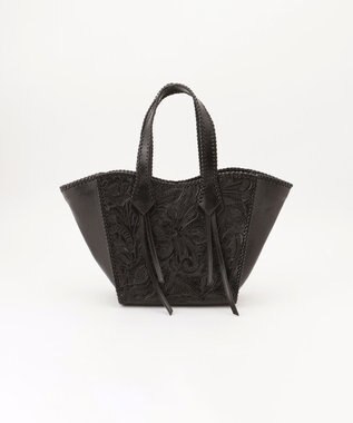 GRACE CONTINENTAL Stitch tote bag ブラック