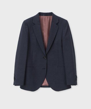Paul Smith マイクロ ハウンドトゥース ジャケット ネイビー
