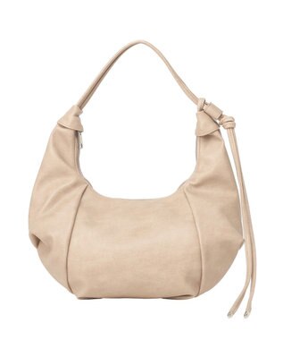 earth music&ecology クロワッサンバッグ Gray Beige