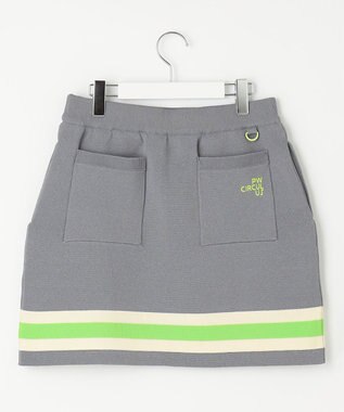 PW CIRCULUS 【軽量/裏地付き】【WOMEN】 ニットスカート グレー系