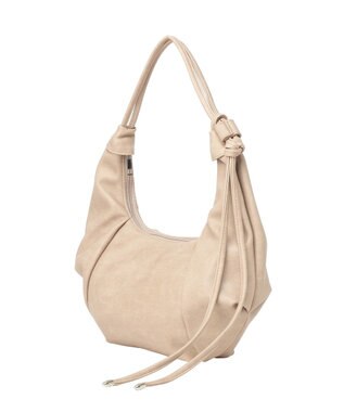 earth music&ecology クロワッサンバッグ Gray Beige