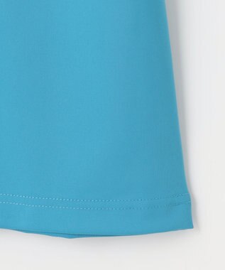 PW CIRCULUS 【吸水速乾 / UV遮蔽率99.5% UVカット / ストレッチ】【MEN】ハーフジップロングスリーブモックT ゴルフ スカイブルー系