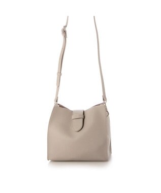 UNBILLION カシュカシュ cachecache / ベルトフラップメッシュハンドル2wayトート ライトグレー