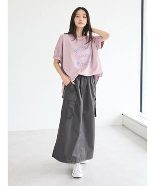 CRAFT STANDARD BOUTIQUE カーゴバルーンナロースカート Charcoal Gray