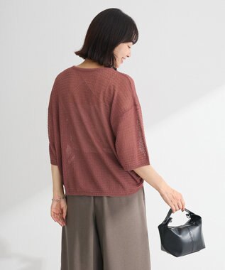 Green Parks ・ＥＬＥＮＣＡＲＥ　ＤＵＥ　シャーリングシアーニット Brown