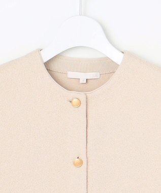 自由区 【カタログ掲載】ループボンディングニット ベスト ベージュ