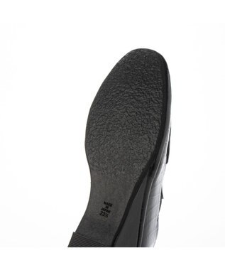 MODE ET JACOMO <D'ICI>ウェッジヒールサイドゴアスリッポンシューズ ブラックビー