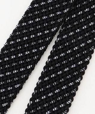 JOSEPH ABBOUD 【キングサイズ・イタリア素材・ストレッチ・日本製】 ストレッチミックスメッシュレジメンタル ベルト グレー系