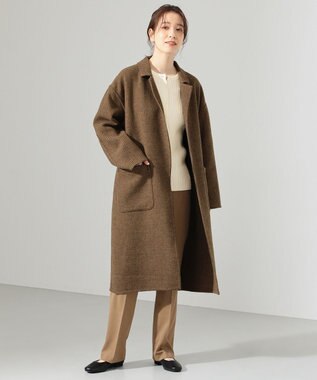 SHARE PARK LADIES 【洗える】TRストレートパンツ ブラウン