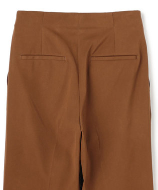 BEIGE， 【洗える】DELANO / ハイストレッチフレアパンツ Caramel