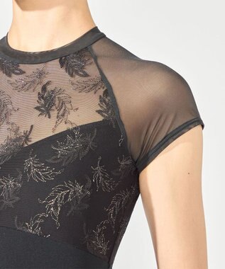 Chacott ハイネックレオタード ブラック