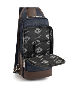 ACE BAGS & LUGGAGE Orobianco ソロペルテ 30th ボディバッグ  迷彩 93194 オロビアンコ ネイビー