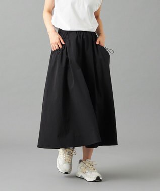 Chacott Chacott BALANCE タフタAラインスカート ブラック