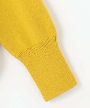 ANY L 【6色展開】ムースタッチボクシーニット イエロー