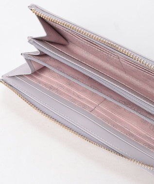 CLATHAS モマン Lファスナー長財布 ラベンダー