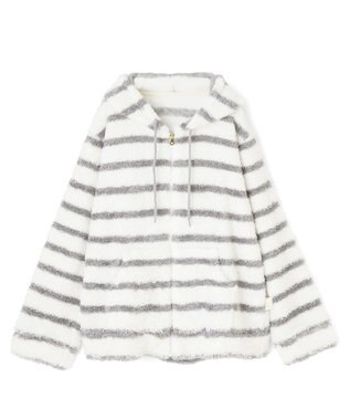 San-ai Resort（三愛水着楽園） 【ルームウェア】【fuwamoko home northerly】ふわもこパーカー 【northerly】 チャコール