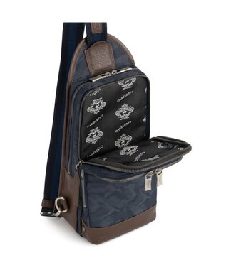 ACE BAGS & LUGGAGE Orobianco ソロペルテ 30th ボディバッグ  迷彩 93194 オロビアンコ ネイビー