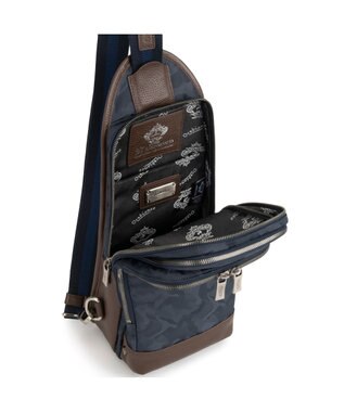 ACE BAGS & LUGGAGE Orobianco ソロペルテ 30th ボディバッグ  迷彩 93194 オロビアンコ ネイビー