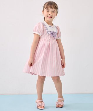 ANY KIDS セーラーワンピース ピンク