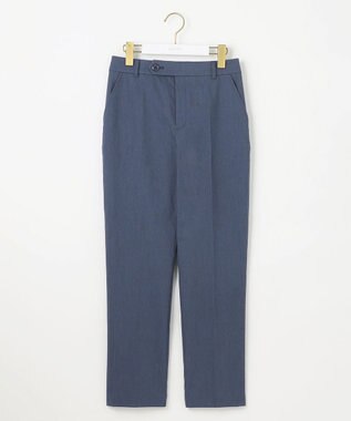 ANY SIS 【ストレッチ・接触冷感・撥水・UVカット・洗える】エアリーストレッチ テーパードパンツ シャンブレー