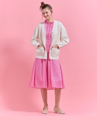 TOCCA 【chayさん着用】HEART HUG KNIT カーディガン アイボリー系