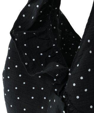 earth music&ecology 【予約】フリルトライアングルバッグ ブラック