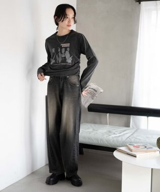 WEGO ヴィンテージライクドロストロンT 柄1