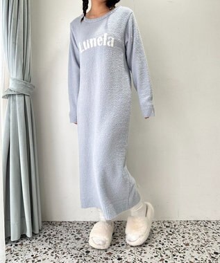 WEGO ロゴワンピース ブルー