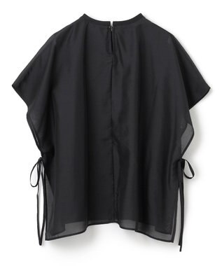 UNFILO 【洗える】シアーレイヤード Tシャツ ブラック