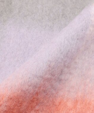 J.PRESS YORK STREET 【WOMEN】PANKAJ マルチカラ－マフラー ピンク系3