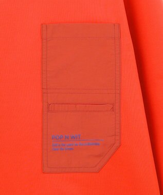 PW CIRCULUS 【MEN】裏フリースモックネックT レッド系