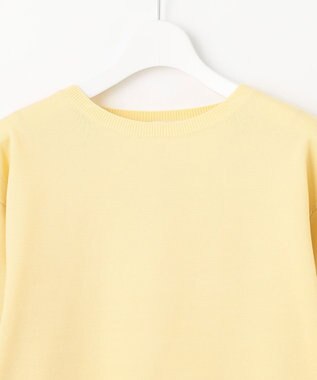 Feroux 【洗える】ビジューポイント ニット ライトイエロー系