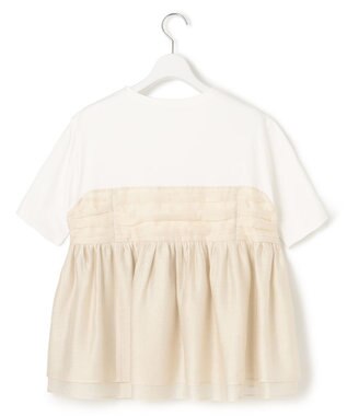 23区 L 【WEB&一部店舗限定カラーあり】オーガンジービスチェコンビ カットソー ベージュ系