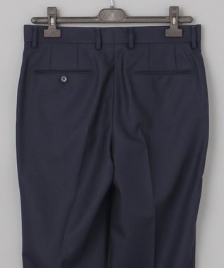 GOTAIRIKU 【御幸毛織】ドライスピナーツイルストレッチスーツ_ネイビー格子 ネイビー系8