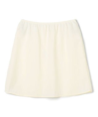 BEIGE， 【セットアップ対応・洗える・BAILA 11月号掲載】ZEPHYR / ウールライクアシンメトリープリーツスカート Ecru