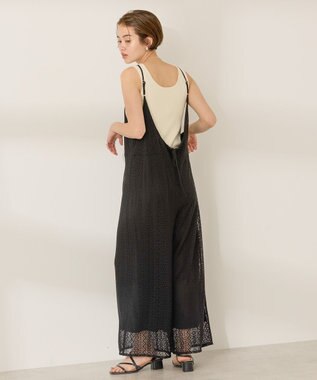 AMERICAN HOLIC レースキャミサロペット【WEB限定カラー有り】 Black