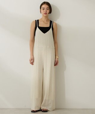 AMERICAN HOLIC レースキャミサロペット【WEB限定カラー有り】 Ivory