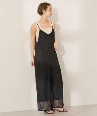 AMERICAN HOLIC レースキャミサロペット【WEB限定カラー有り】 Black