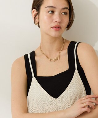 AMERICAN HOLIC レースキャミサロペット【WEB限定カラー有り】 Ivory