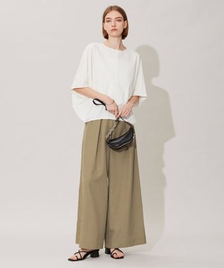 ICB 【洗える】 UnleashLite タックパンツ オリーブ系