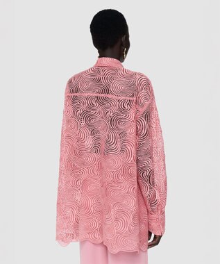 JOSEPH コードレース クロシェ　ブラウス Blush