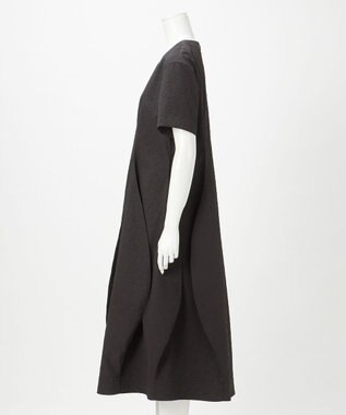 23区 S 【R(アール)】フラワーフクレジャガード ワンピース ブラック系