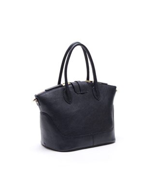 A.D.M.J. 【牛革】ノーブルファスナートート25cm(Dカン＋) NAVY