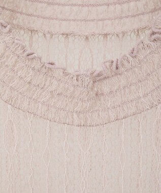 earth music&ecology レースドッキングプルオーバー Pink