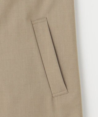 自由区 L 【カタログ掲載・洗える】テクニカルストレッチオックス ジレ ダークサンド