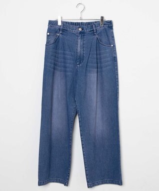 WEGO スケーターズ　タックワイドデニムパンツ パープルその他