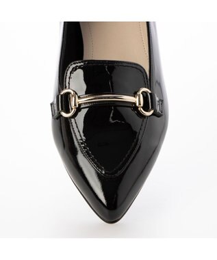 Riz raffinee 【レイン対応】ビットローファー ブラックエナメル