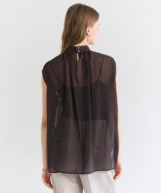 BEIGE， SERAPHIN / ライトシアー ハイネックブラウス Bordeaux