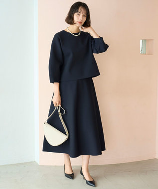 UNFILO BEAUTY FORM KNIT フレアスカート セットアップ