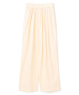 BEIGE， 【洗える・CLUEL 5月号掲載】MALLOW / コットンイージーワイドパンツ Meringue